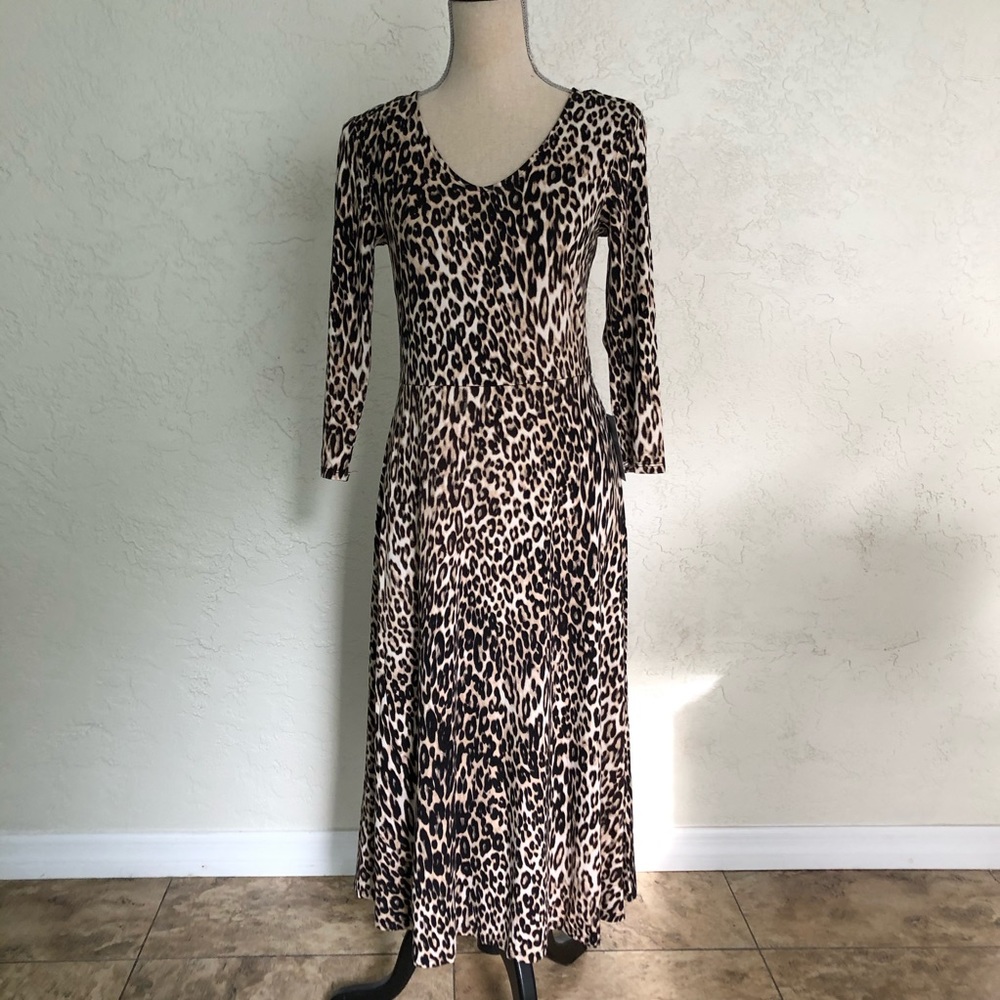 New Spense Cheetah Print Dress Small